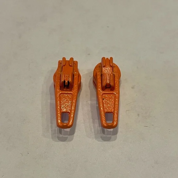 Zipper Pull Earrings - 3/4” - Picture 2 of 2